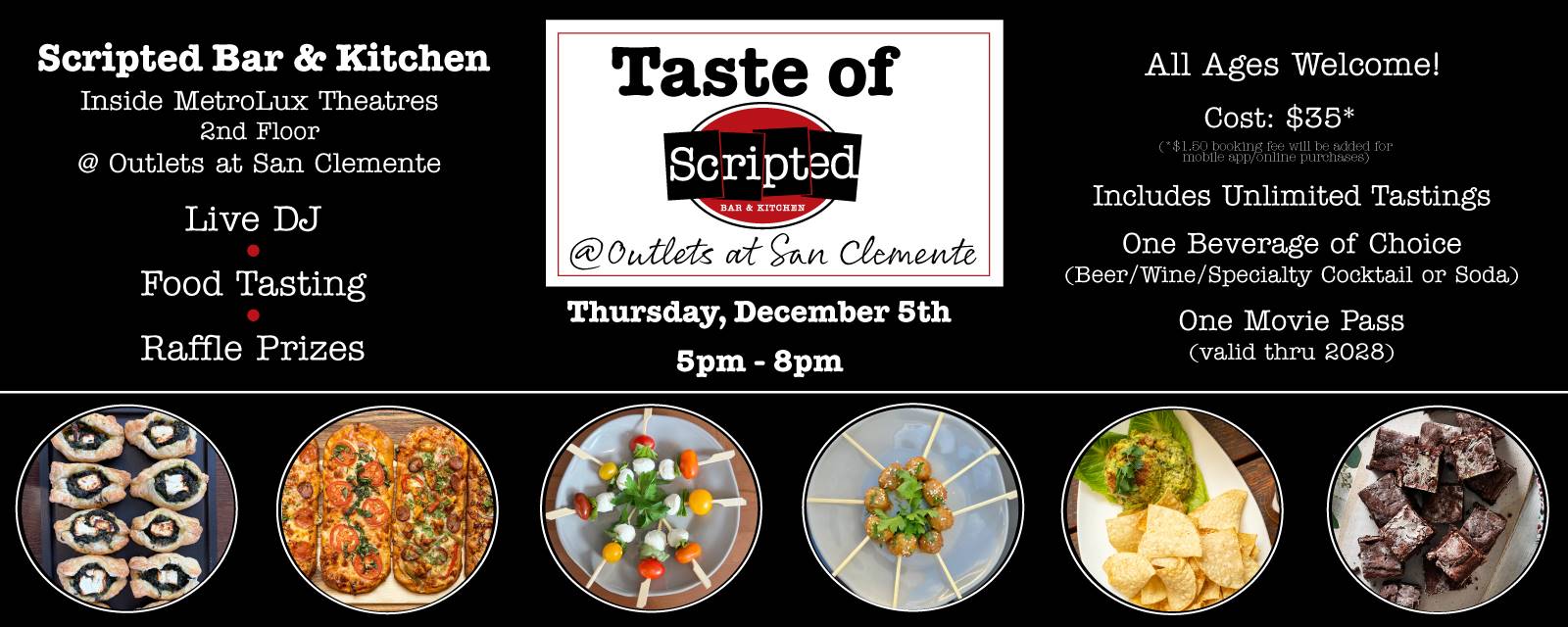 Taste of Scripted (Bar & Kitchen)