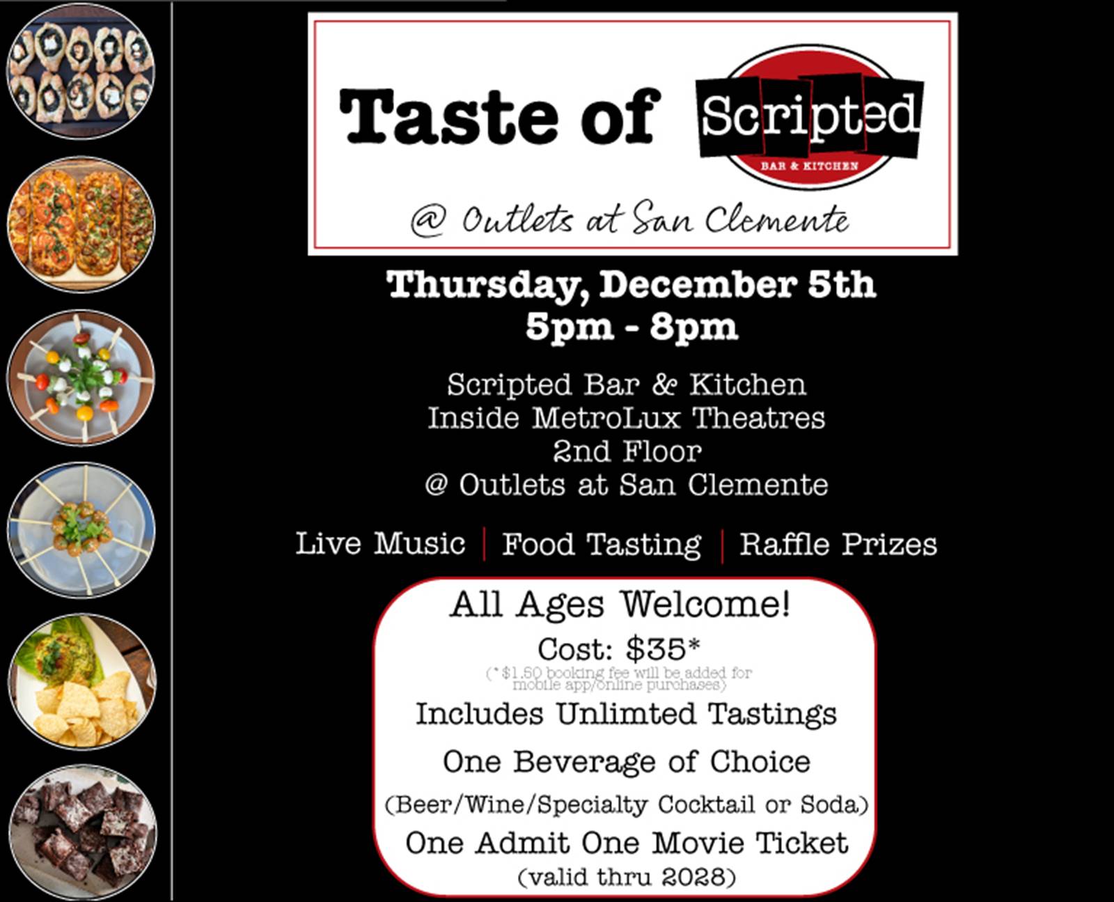 Taste of Scripted (Bar & Kitchen)