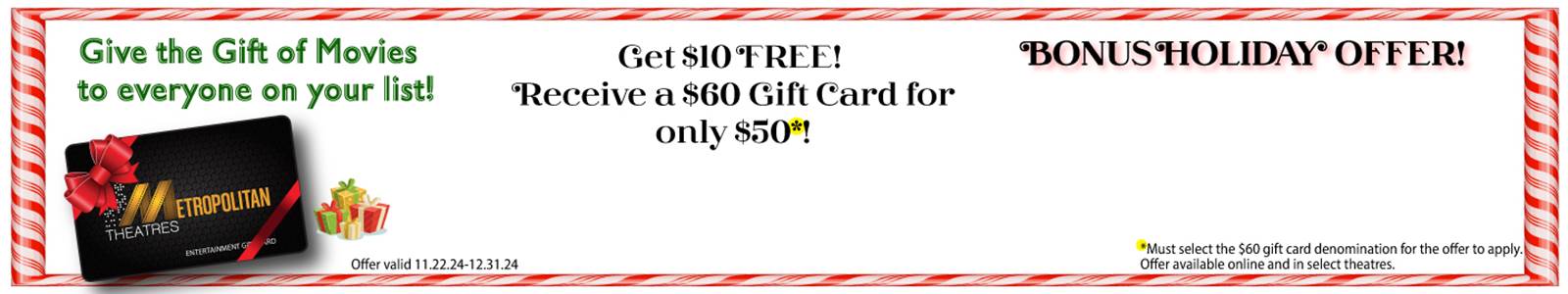 Gift Card Promotion