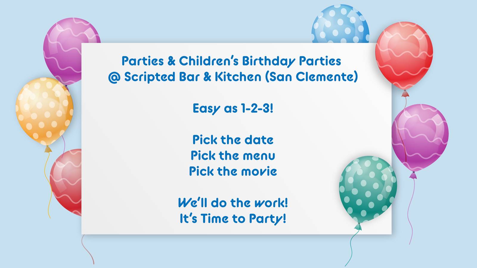 Birthday Packages