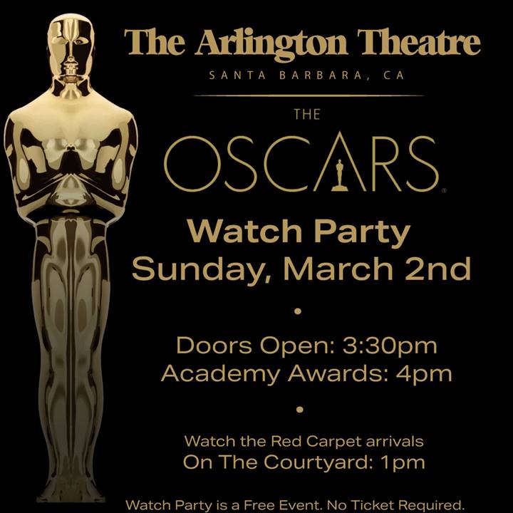 Oscar Watch Party at Arlington Theatre